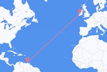 Flights from Porlamar, Venezuela to Shannon, County Clare, Ireland