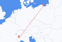 Flyrejser fra Torino til Gdansk