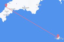 Flights from Newquay to Guernsey