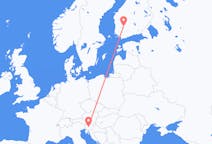 Flights from Tampere to Ljubljana