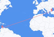 Flyreiser fra Valledupar, Colombia til Istanbul, Tyrkia