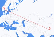 Flights from Mianyang to Oslo