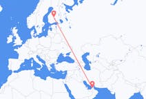 Flights from Dubai to Jyvaskyla