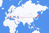 出发地 日本出发地 釧路市目的地 意大利拉默齐亚温泉的航班
