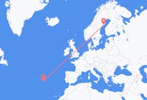 Flights from Ponta Delgada, Portugal to Umeå, Sweden