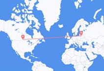 Flyreiser fra Brandon, Canada til Vilnius, Litauen