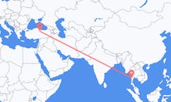 Flights from Myeik, Myanmar, Myanmar (Burma) to Tokat, Turkey