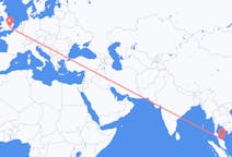 Flyrejser fra Kota Bharu, Malaysia til London, England