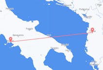 Flyreiser fra Napoli, Italia til Tirana, Albania