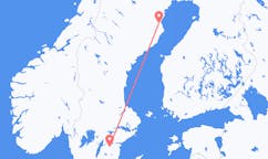 Vluchten van Linköping naar Skellefteå