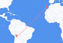 Flyg från Uyuni till Lanzarote