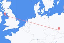 Flyg från Douglas, Isle of Man till Katowice, Polen