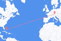 Flüge von Nord-Eleuthera, die Bahamas nach München, Deutschland