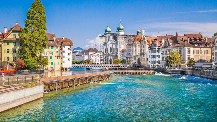 photo of view of Lucerne, Switzerland.
