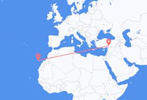 Flights from Kahramanmaraş, Turkey to Tenerife, Spain