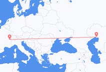 Flyg från Atyraw, Kazakstan till Genève, Kazakstan