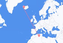 Flyreiser fra Ouargla, Algerie til Reykjavik, Island