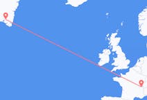 Flyreiser fra Narsarsuaq, Grønland til Genève, Sveits