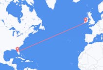 Flyrejser fra Tampa, USA til Kork, Irland