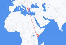 Flyg från Ukunda, Kenya till Aten, Grekland