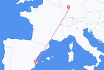 Flyrejser fra Alicante, Spanien til Karlsruhe, Tyskland