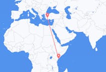 Flyg från Lamu, Kenya till Denizli, Turkiet