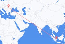 Flyrejser fra Pangkal Pinang, Indonesien til Cluj-Napoca, Rumænien
