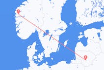 Loty z miasta Kowno do miasta Førde