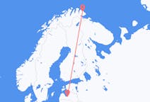 Loty z miasta Båtsfjord do miasta Ryga