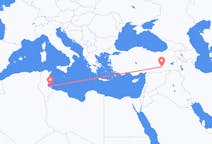 Flyreiser fra Djerba, Tunisia til Diyarbakir, Tyrkia