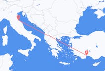 Lennot Antalyasta Riminiin