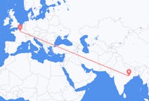 Flyreiser fra Jhārsuguda, India til Paris, Frankrike