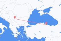 Flyreiser fra Niš, Serbia til Samsun, Tyrkia