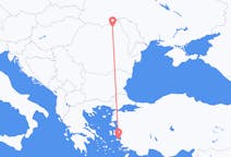 Vluchten van Samos, Griekenland naar Suceava, Roemenië