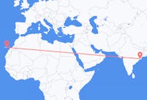 Flights from Bhubaneswar, India to Las Palmas, Spain