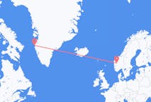 Flights from Sogndal to Sisimiut