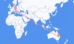 Flyrejser fra Narrabri, Australien til Klagenfurt, Østrig