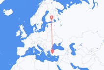 Flüge von Lappeenranta, Finnland nach Denizli, die Türkei