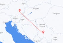 Flyrejser fra Kraljevo, Serbien til Graz, Østrig