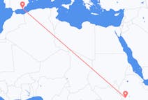 Flights from Jinka, Ethiopia to Almería, Spain