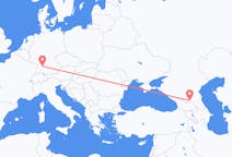 Fly fra Vladikavkaz til Stuttgart