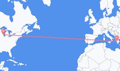 Flyreiser fra Milwaukee, USA til Patras, Hellas