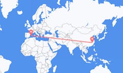 중국 상라오에서 출발해 스페인 팔마로(으)로 가는 항공편