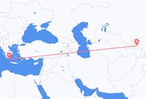 Vols depuis la ville de Ferghana vers la ville de Cythère