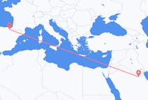 Flyreiser fra Qaisumah, Saudi-Arabia til Vitoria, Spania