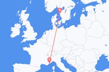 Flights from Gothenburg to Nice