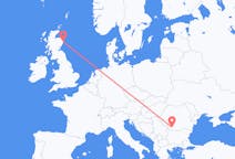 Flyreiser fra Craiova, Romania til Aberdeen, Skottland