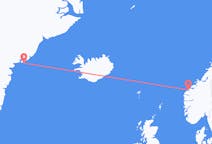 出发地 挪威Ålesund目的地 格陵兰库鲁苏克的航班