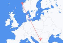 Flights from Florø to Pristina