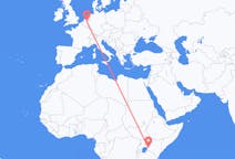 Flights from Kisumu, Kenya to Eindhoven, the Netherlands